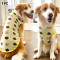 Breathable Dog Vest for Medium Large Dogs – Soft Multicolor Shirt