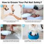 Dog Nail Grinder – Quiet Electric Trimmer