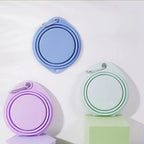 Collapsible Silicone Dog Travel Bowl – 350ml & 600ml Portable Feeder