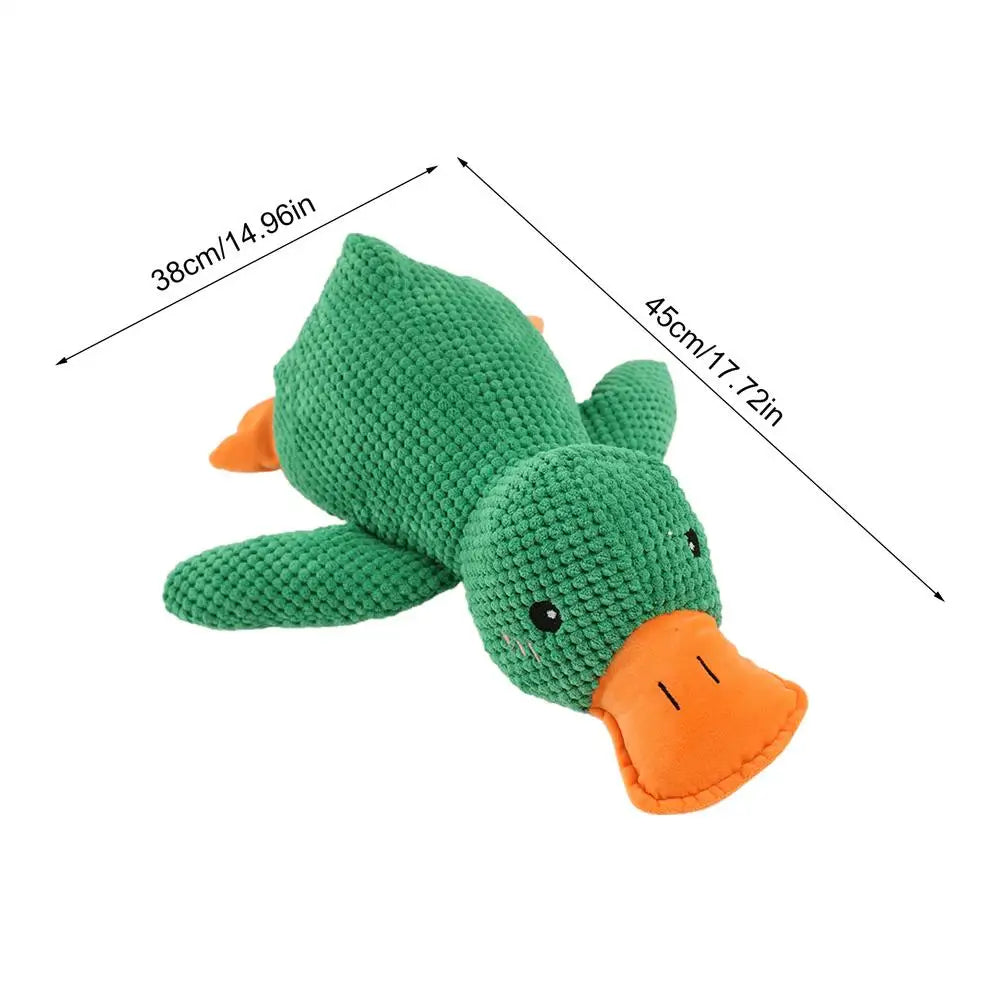 Stomping Duck Plush Dog Toy – Bite Resistant Large