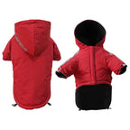 Waterproof Hooded Dog Coat – Reflective Warm Jacket