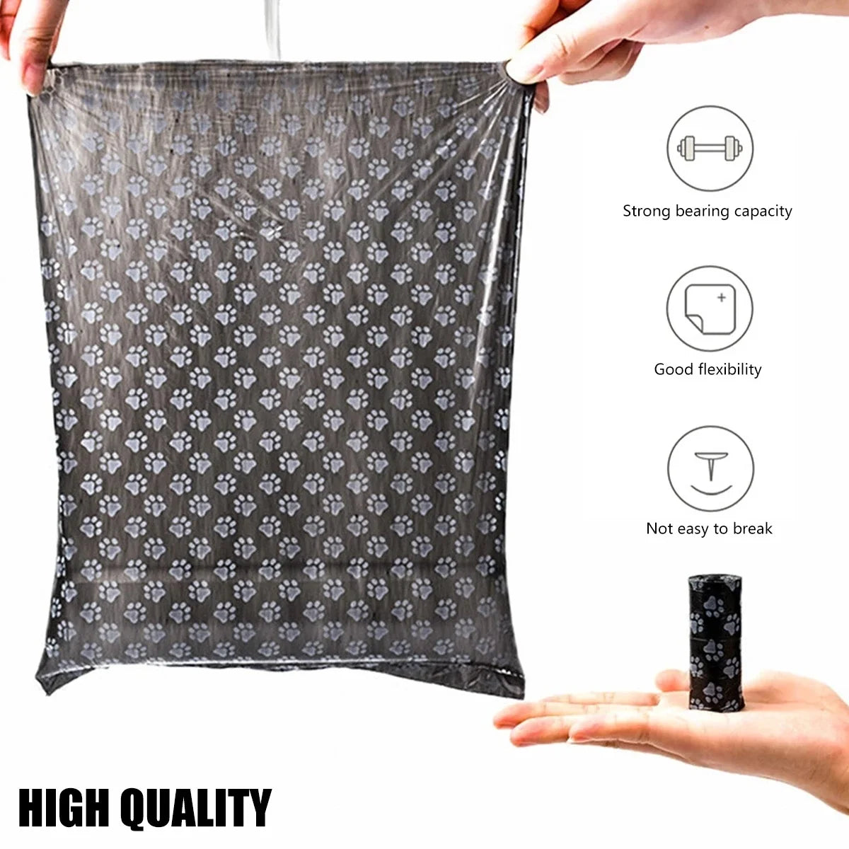 Dog Poop Bags – Leak-Proof Biodegradable Rolls