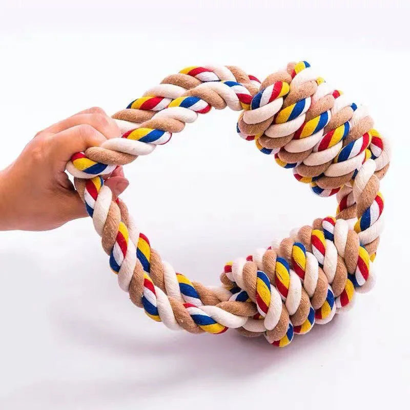 45cm Rope Toy for Dogs – Teeth Cleaning & Puppy Training