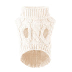 Knitted Dog Coat – Cotton Warm Sweater for Small Dogs