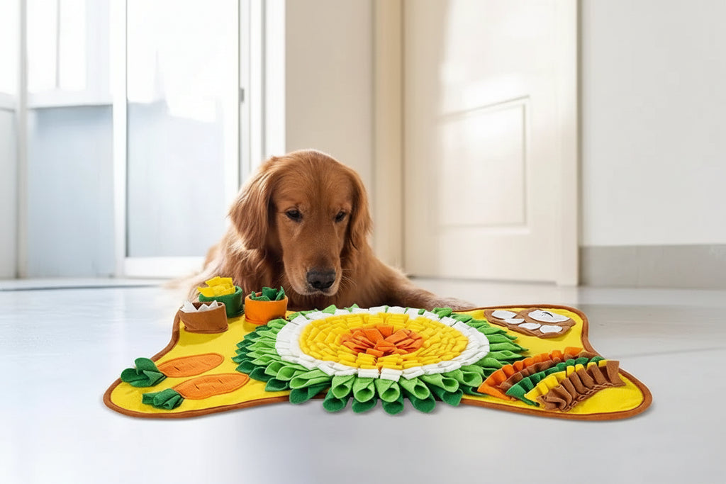 Interactive Dog Snuffle Mat – Foraging Training & Slow Feeding Toy