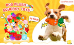 Dog Squeaky Plush Toys 50-Pack – Soft Toys for Small & Medium Dogs