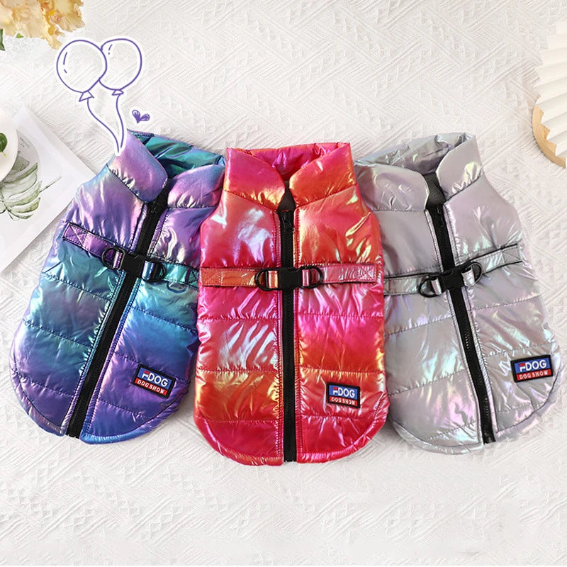 Waterproof Reflective Dog Vest – Velvet Lined Winter Jacket