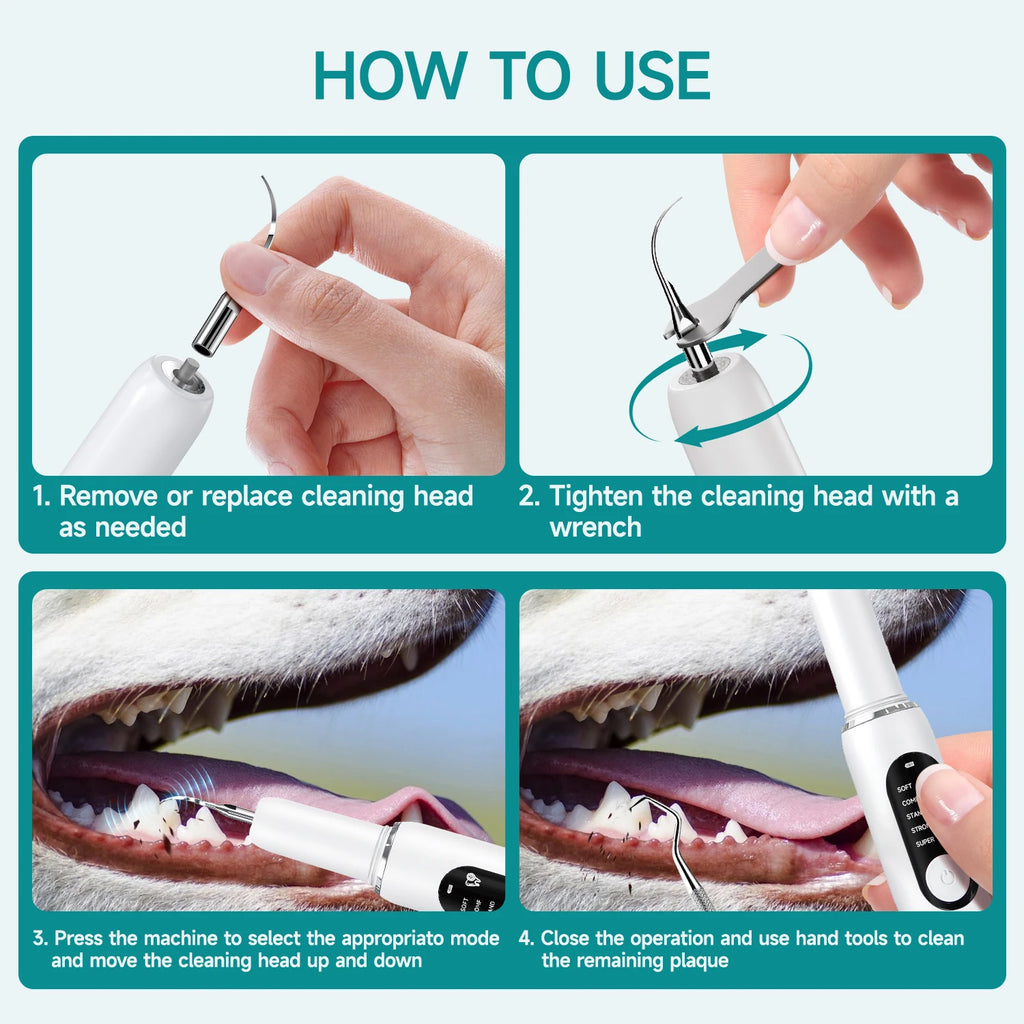 Dog Ultrasonic Tooth Cleaner – Tartar Remover