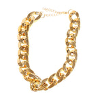 Gold Plated Dog Necklace Collar – Lightweight 27–45 cm