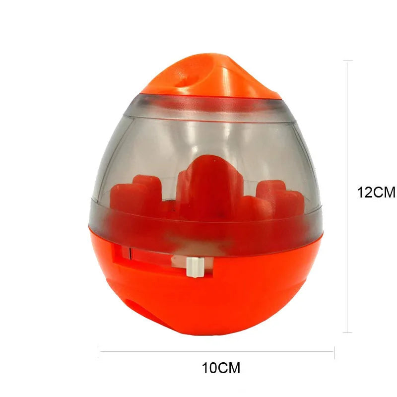Interactive Dog Treat Dispensing Ball – Slow Feed Puzzle Toy