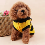 Bee-Themed Dog Hoodie Fleece – All Seasons Warm Pullover XP0073