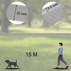 Long Training Dog Leash 3M–15M – Durable Hex Pattern Walking Lead