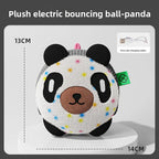 Electric Bouncing Dog Ball Toy – Interactive Squeaky Plush Chew Toy
