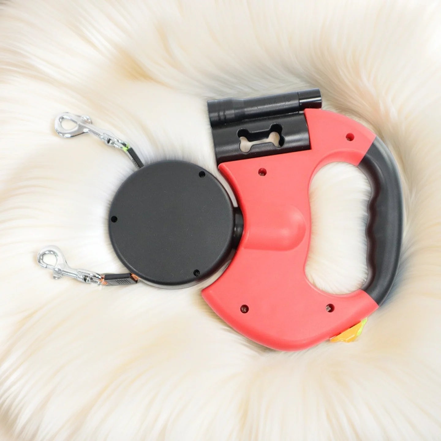 Dog Retractable Leash – Dual LED Control
