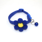 Moonbiffycn Cotton Bowknot Bell Collar for Small Dogs