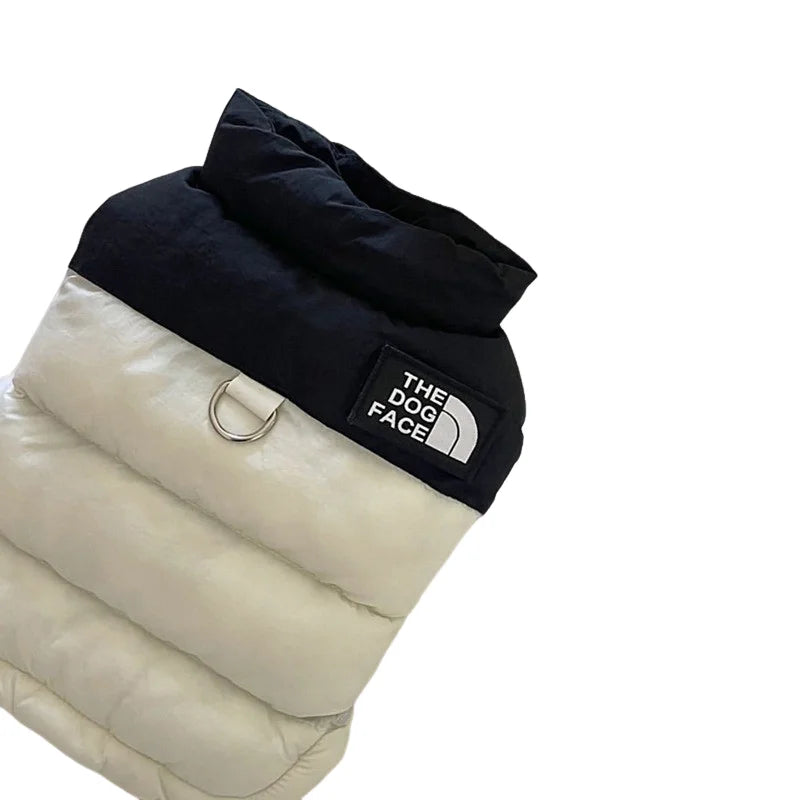 Warm Cotton Dog Coat – Blue Teddy Fleece Winter Jacket