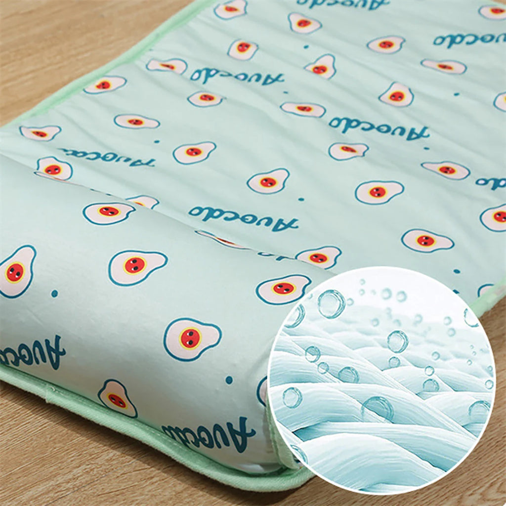 Summer Dog Cooling Mat – Breathable Ice Pad for Dogs, Washable Cooling Blanket for Hot Weather