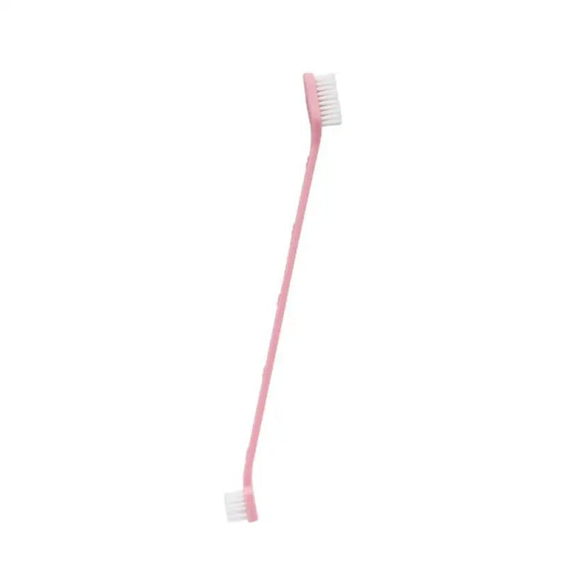 Double Head Dog Toothbrush – Multi-Angle Nylon Bristle Cleaner