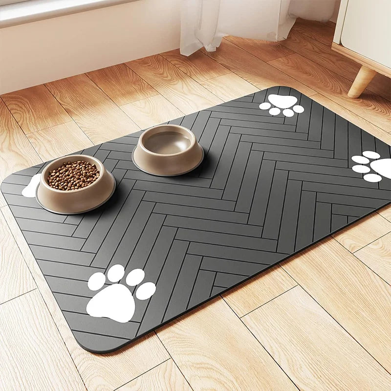 Pet Placemat for Dogs – Waterproof Dog Food & Water Bowl Mat, Quick-Dry, Anti-Slip Feeder Pad