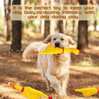 Rubber Screaming Chicken Dog Toy - Squeaky (Small, Medium, Large)
