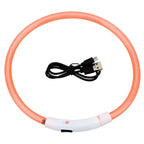 LED Dog Collar USB Rechargeable – 3 Mode Night Safety Light