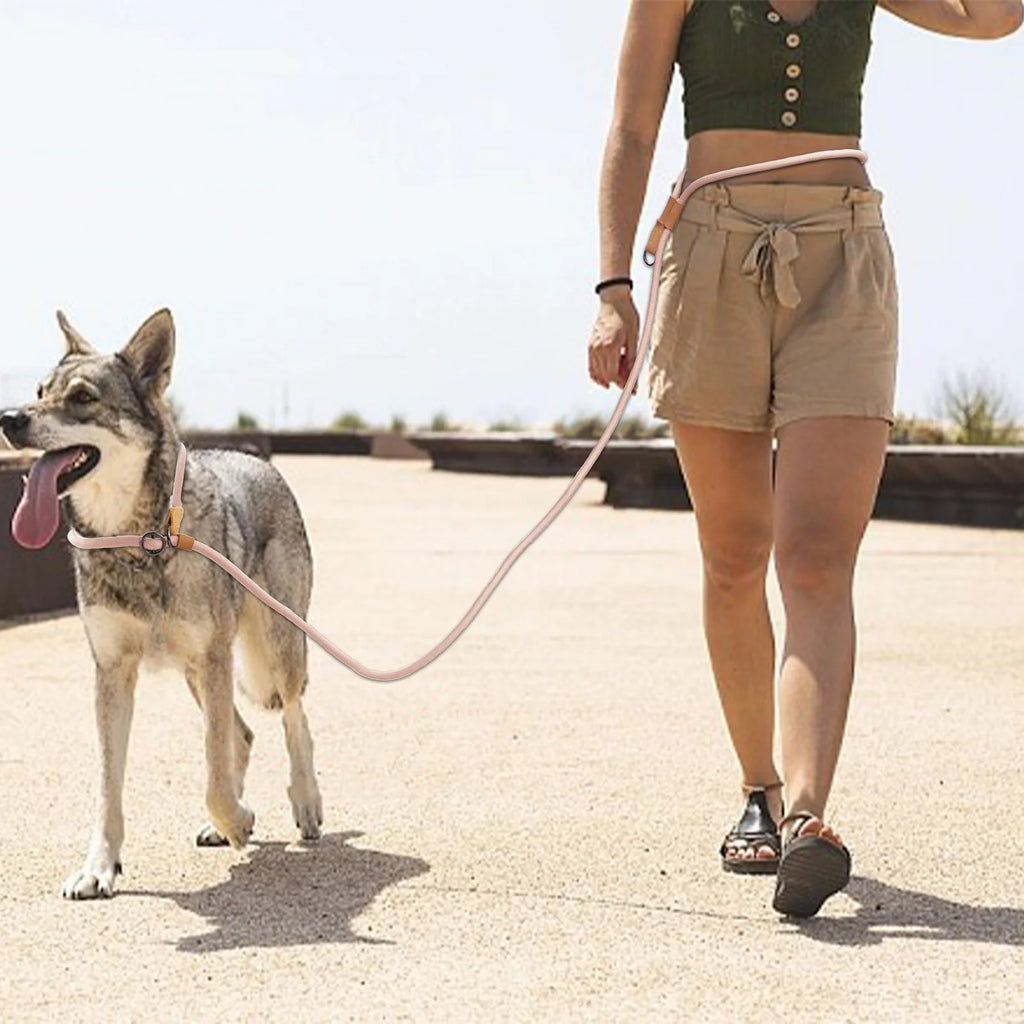 P Shape Adjustable Hands Free Dog Leash – Running & Walking Lead