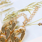 Gold Plated Dog Necklace Collar – Lightweight 27–45 cm