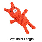 Cartoon Animal Rope Toy – Teeth Cleaning for Dogs