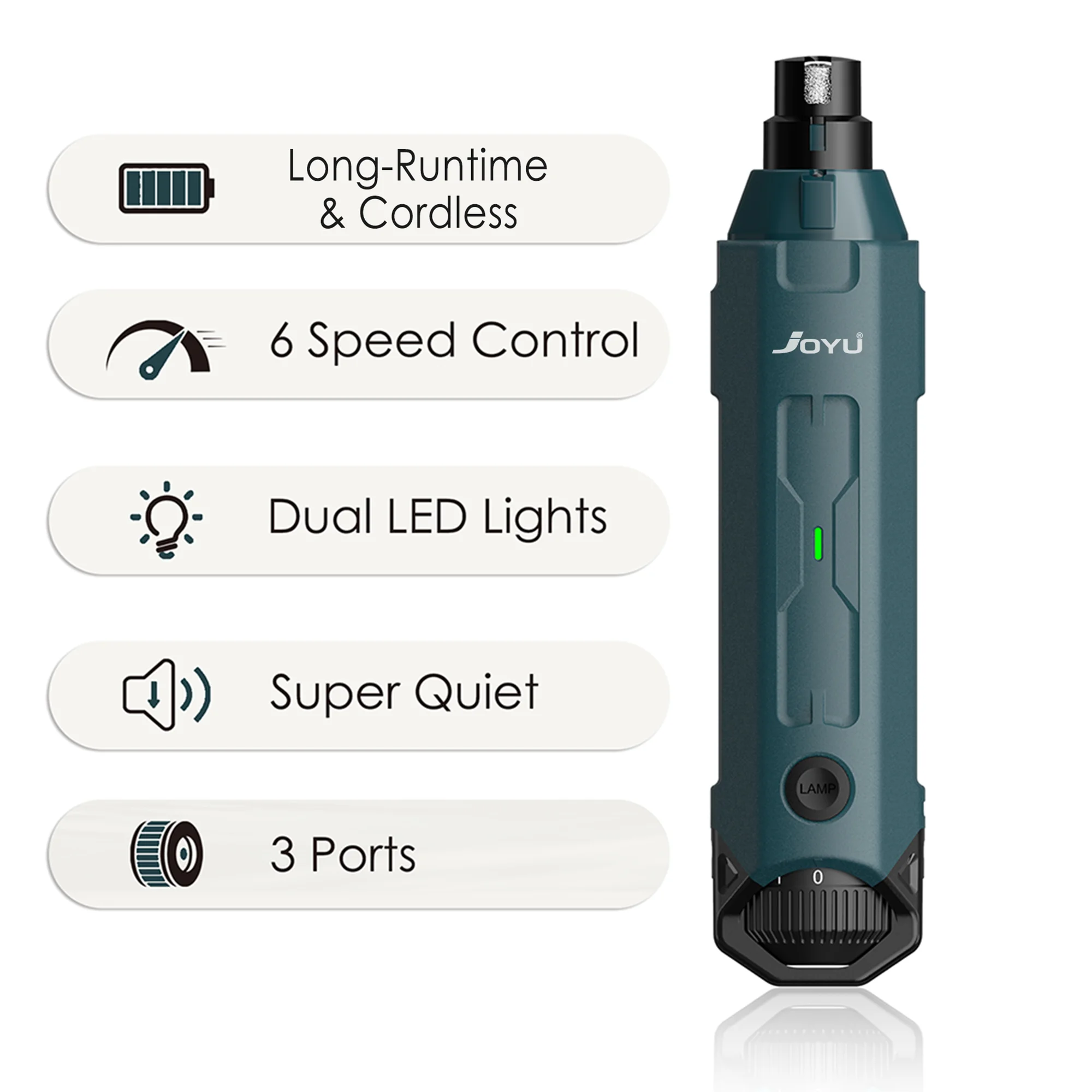 Dog Nail Grinder – Quiet Electric Trimmer
