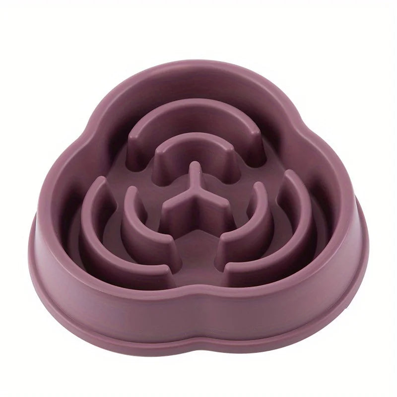Anti-Choking Slow Feeder Dog Bowl – Non-Slip Anti-Overturn Feeding Dish