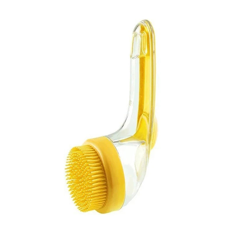 2025 2 In 1 Pet Bath Brush With Built In Shampoo Dispenser For Dogs Grooming Massage