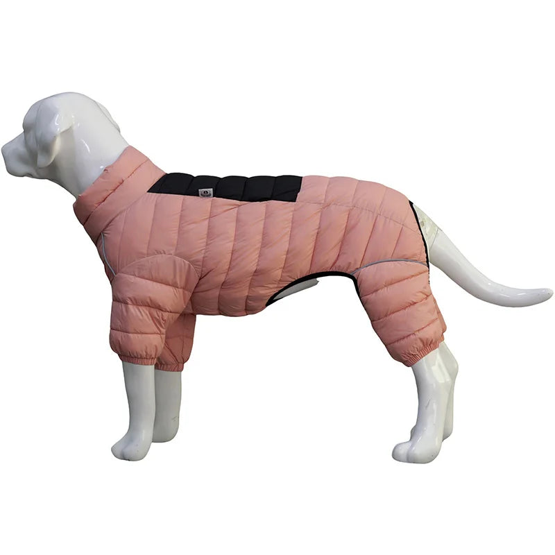 Cotton Padded Dog Coat Windproof – Warm Winter Jacket