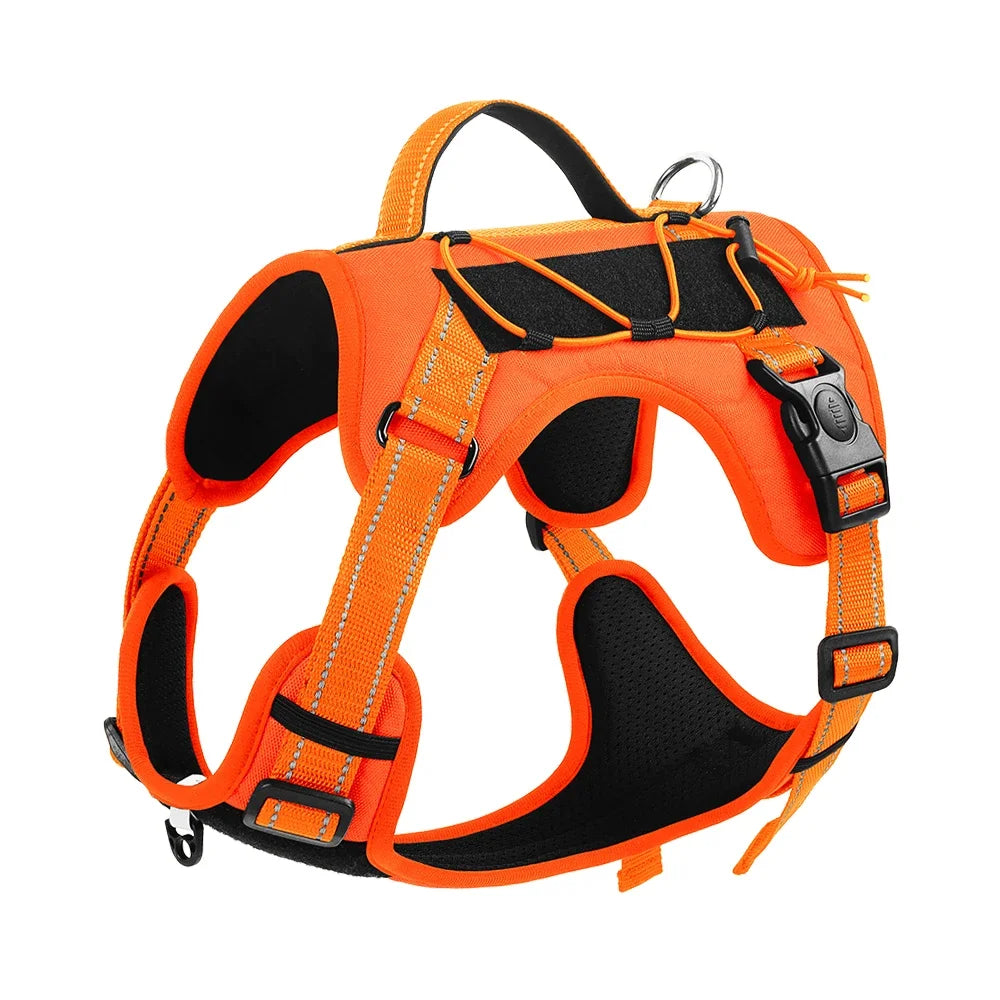 No Pull Dog Harness – Reflective Adjustable Control Vest