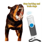 Portable Ultrasonic Dog Trainer with UV Light – Anti Bark Device