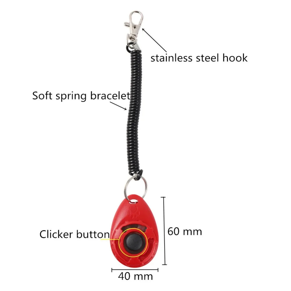 PaiPaitek Dog Training Clicker – Adjustable Wrist Strap