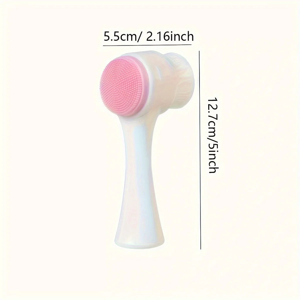 Silicone Dog Paw Cleaner & Massage Brush - Muddy Paw Scrubber in Pink