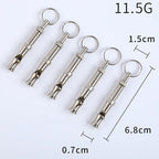 Ultrasonic Dog Training Whistle – Adjustable Stainless Steel Recall & Bark Control Tool
