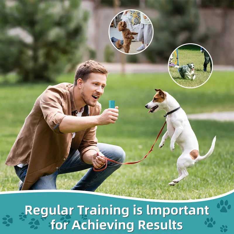 Mini Ultrasonic Dog Repeller – 5M Portable USB Rechargeable Deterrent