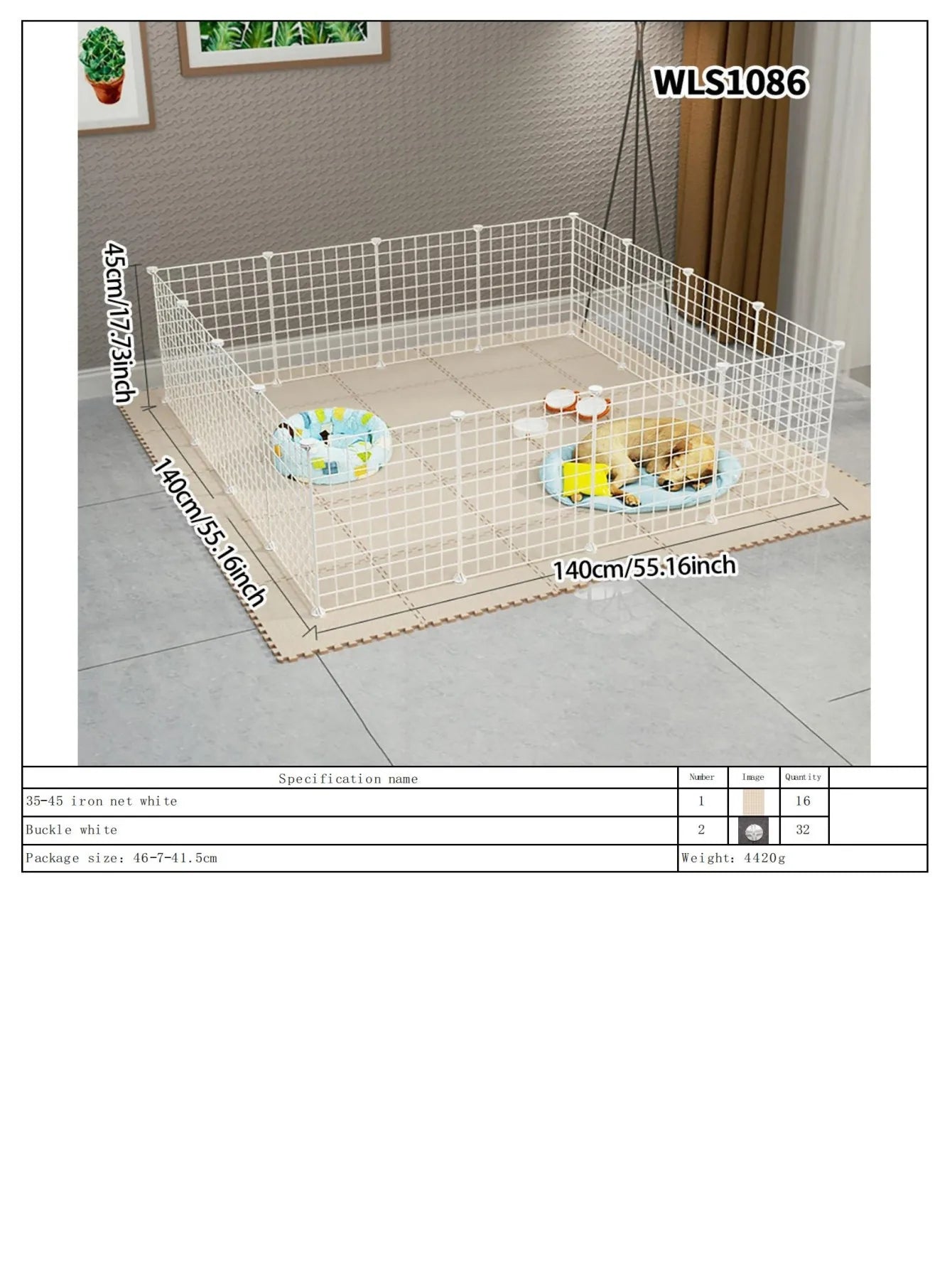 Indoor Dog Playpen – Small Dog Fence