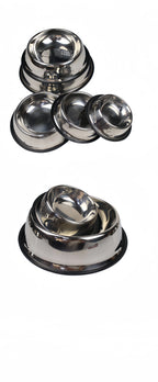 Classic Stainless Steel Dog Bowl – Durable & Rust-Resistant Feeder
