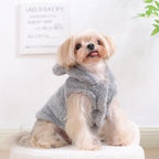 Holapet Soft Fleece Hooded Dog Coat – Winter Windproof Jacket