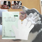 Dog Grooming Gloves – No-Rinse Cleaning Wipes (6pcs)