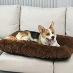 Large Washable Plush Dog Bed – Anti-Anxiety Warm Cushion for Small, Medium & Large Dogs