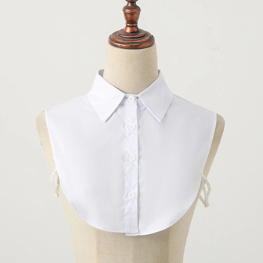 Detachable Cotton Fake Collar for Women – One Size