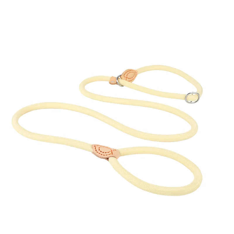 Dog Slip Leash – Braided Rope Control