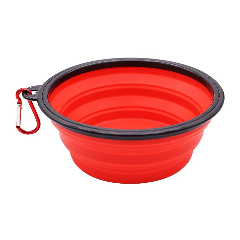Heavy-Duty Collapsible Dog Travel Bowl – Adventure-Ready Silicone Feeder