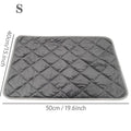 Self-Heating Dog Crate Pad – Washable Anti-Slip Thermal Kennel Mat for Small & Medium Dogs