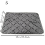 Self-Heating Dog Crate Pad – Washable Anti-Slip Thermal Kennel Mat for Small & Medium Dogs