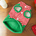 Santa Claus Dog Coat Costume – Red Holiday Winter Jacket