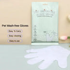Dog Grooming Gloves – No-Rinse Cleaning Wipes (6pcs)